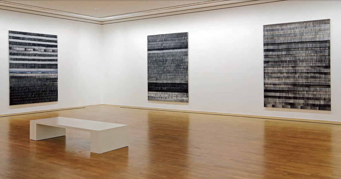 Vista de la exposición Juan Uslé. Dunkles Licht, Kunstmuseum Bonn, 2014