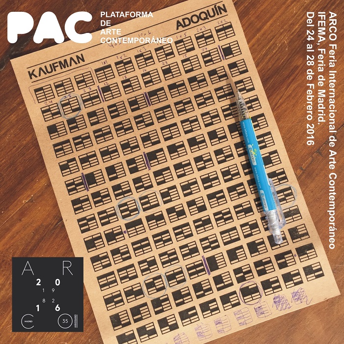 PAC participa en ARCOmadrid 2016