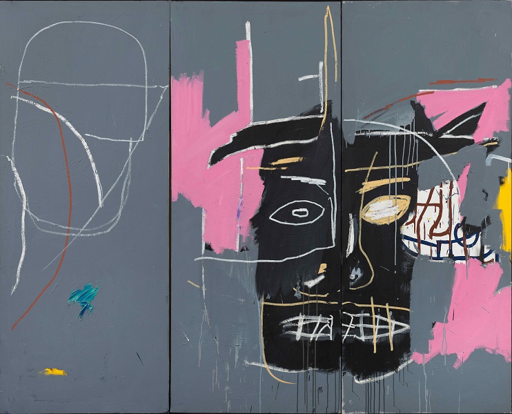 Beast (1983), obra de Jean-Michel Basquiat en la exposición ¡Mírame!: Retratos y otras ficciones en la Colección “la Caixa”de Arte Contemporáneo