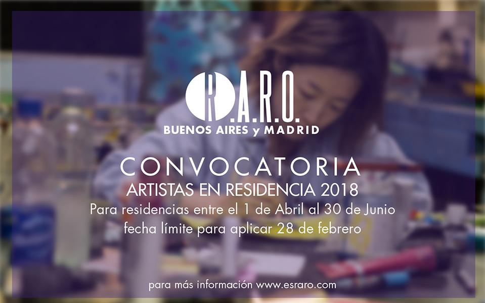 Convocatoria Residencias RARO