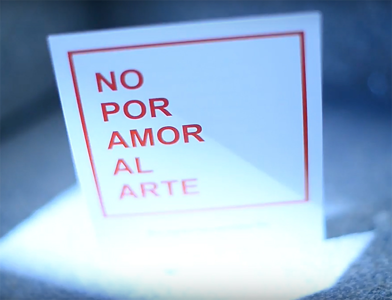 NOPORAMORALARTE video