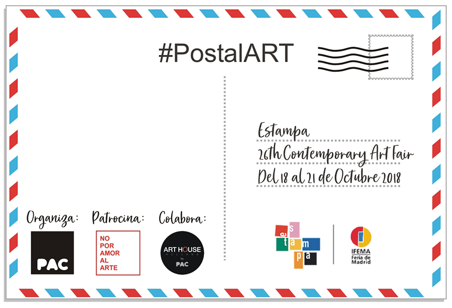 Convocatoria POSTALART by PAC para ESTAMPA 2018