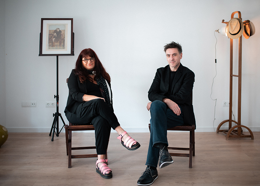 Cristina Casanova y Andrea Contino directores de LABA Valencia – fotografía de Estrella Jover