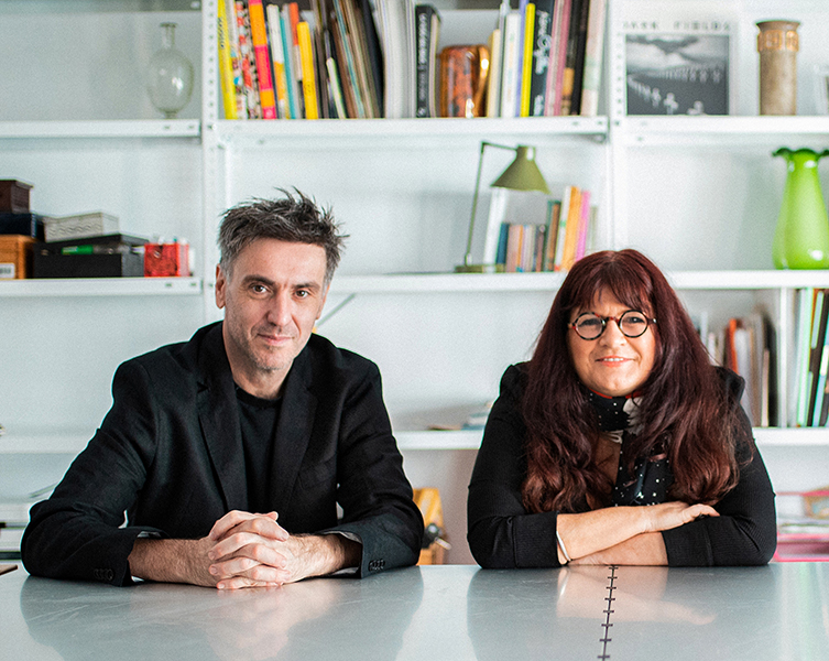 Andrea Contino y Cristina Casanova directores de LABA Valencia – fotografía de Estrella Jover