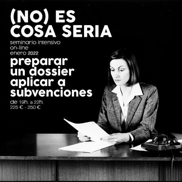 Seminario intensivo (NO) ES COSA SERIA