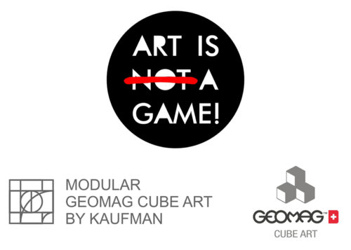 MODULAR Geomad Cube Art by KAUFMAN