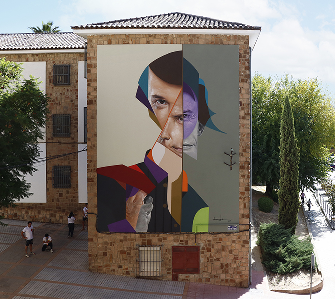 Rampa. Obra: Raphael. Autor: Belin. 23700 Arte Urbano Linares 2021