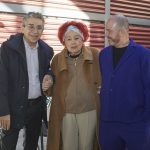 El secretario de Estado de Cultura, Jordi Martí Grau, y el director del Museo Reina Sofía, Manuel Segade, han presentado esta mañana junto con la galerista Juana de Aizpuru el contrato de compraventa por el que el Museo adquiere el archivo documental de la Galería Juana de Aizpuru, y ha explicado los términos de la adjudicación, que fue formalizada el mes pasado.