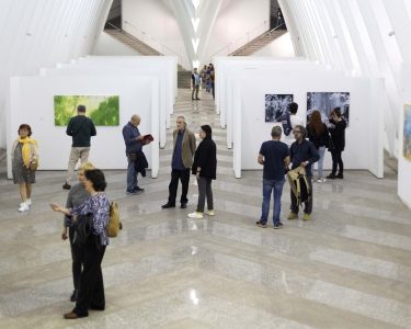 Crits del Mur. Artistes urbans en la sala en la Llotja de Sant Jordi en Alcoy, Alicante.